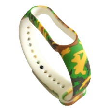 Ремінець Xiaomi Mi Band 5, Mi Band 6, Camouflage, Зелений