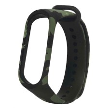 Ремінець Xiaomi Mi Band 5, Mi Band 6, Camouflage, Black-Green, Чорний