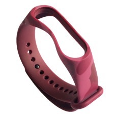 Ремінець Xiaomi Mi Band 3, Mi Band 4, Camouflage, Marsala-Pink, Рожевий