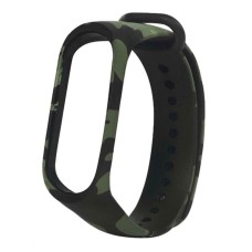 Ремінець Xiaomi Mi Band 3, Mi Band 4, Camouflage, Black-Green, Чорний