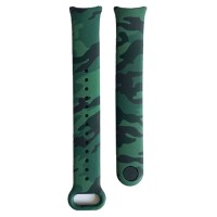 Ремешок Xiaomi Mi Band 8, Camouflage, Black-Green, Черный