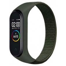 Ремінець Xiaomi Mi Band 5, Mi Band 6, BeCover Nike, Khaki, Зелений