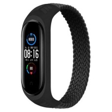 Ремінець Xiaomi Mi Band 5, Mi Band 6, BeCover Elastic Nylon, Чорний