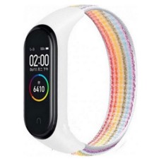 Ремінець Xiaomi Mi Band 5, Mi Band 6, BeCover Nylon, Rainbow, Малюнок