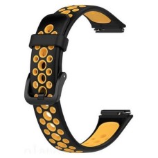 Ремінець Band 7, Honor Band 7, BeCover Nike, Black-Orange, Чорний