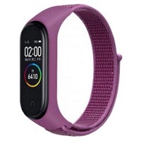 Ремешок Xiaomi Mi Band 5, Mi Band 6, BeCover Nylon, Фиолетовый