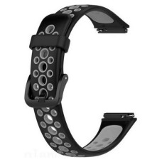 Ремінець Band 7, Honor Band 7, BeCover Nike, Black-Gray, Чорний