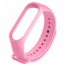 Ремінець Xiaomi Mi Band 5, Mi Band 6, Silicone, Light Pink, Рожевий