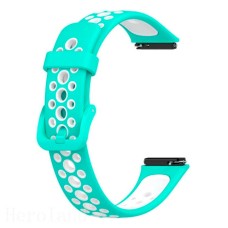 Ремінець Band 7, Honor Band 7, BeCover Nike, Turquoise-White, Бірюзовий