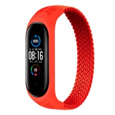 Ремінець Xiaomi Mi Band 5, Mi Band 6, BeCover Elastic Nylon, Червоний