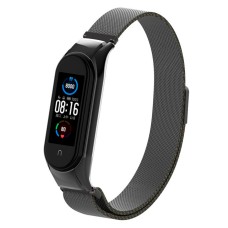 Ремінець Xiaomi Mi Band 5, Mi Band 6, Armorstandart Milanese, Чорний