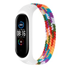 Ремінець Xiaomi Mi Band 5, Mi Band 6, BeCover Elastic Nylon, Rainbow, Малюнок