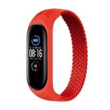 Ремінець Xiaomi Mi Band 5, Mi Band 6, BeCover Elastic Nylon, Червоний