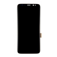 Дисплей Samsung G950 Galaxy S8, з сенсором, без рамки, Super Amoled, Чорний