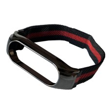 Ремінець Xiaomi Mi Band 7, Milanese loop, Black-Red, Чорний