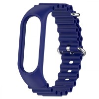 Ремешок Xiaomi Mi Band 5, Mi Band 6, Ocean Band, Синий