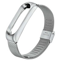 Ремешок Xiaomi Mi Band 5, Mi Band 6, BeCover Metal, Серебряный