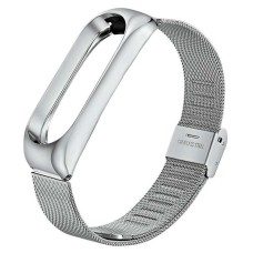 Ремінець Xiaomi Mi Band 5, Mi Band 6, BeCover Metal, Срібний