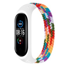 Ремінець Xiaomi Mi Band 5, Mi Band 6, BeCover Elastic Nylon, Rainbow, Малюнок