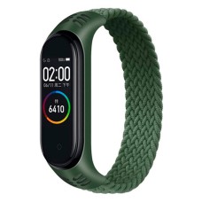 Ремінець Xiaomi Mi Band 5, Mi Band 6, BeCover Elastic Nylon, Khaki, Зелений