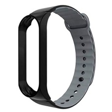 Ремінець Xiaomi Mi Band 3, Mi Band 4, Armorstandart Sport, Black/Grey, Чорний