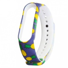 Ремінець Xiaomi Mi Band 5, Mi Band 6, Armorstandart New Style, Pineapple, Малюнок