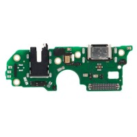 Нижняя плата OPPO A76, с разъемом зарядки и микрофоном