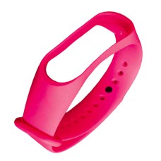 Ремінець Xiaomi Mi Band 3, Mi Band 4, Silicone Band, Hot Pink, Рожевий