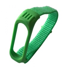 Ремінець Xiaomi Mi Band 3, Mi Band 4, Silicone Nylon, Lime, Зелений