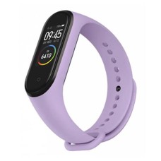 Ремінець Xiaomi Mi Band 3, Mi Band 4, Silicone Band, Бузина, Ліловий