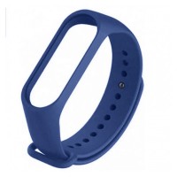 Ремешок Xiaomi Mi Band 3, Mi Band 4, Silicone, Голубой