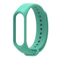 Ремешок Xiaomi Mi Band 3, Mi Band 4, Silicone, Tourquise, Бирюзовый
