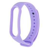 Ремешок Xiaomi Mi Band 5, Mi Band 6, Silicone Band, Сиреневый