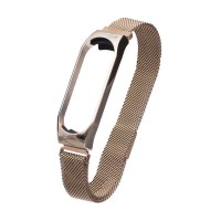 Ремешок Xiaomi Mi Band 3, Mi Band 4, Milanese loop, Золотой