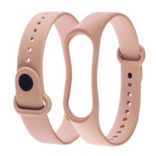 Ремінець Xiaomi Mi Band 3, Mi Band 4, Silicone Band, Pink Sand, Рожевий