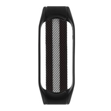 Ремінець Xiaomi Mi Band 5, Mi Band 6, Milanese loop, Black/Silver, Чорний