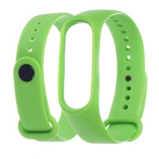 Ремінець Xiaomi Mi Band 3, Mi Band 4, Silicone Band, Салатовий