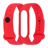 Ремінець Xiaomi Mi Band 5, Silicone Band, Червоний