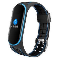 Ремінець Xiaomi Mi Band 5, Mi Band 6, BeCover Lattice Style, Синій