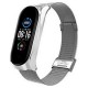 Ремінець Xiaomi Mi Band 8, BeCover Metal, Срібний