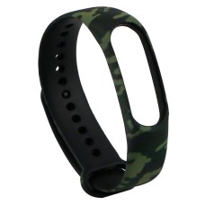 Ремінець Xiaomi Mi Band 3, Mi Band 4, Camouflage, Зелений