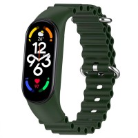 Ремешок Xiaomi Mi Band 5, Mi Band 6, Ocean Band, Зеленый