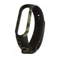 Ремешок Xiaomi Mi Band 5, Mi Band 6, Camouflage, Зеленый