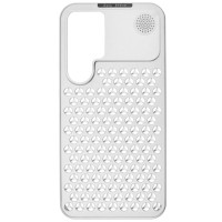 Чехол Samsung Galaxy S24, Aluminium Case, Серебряный