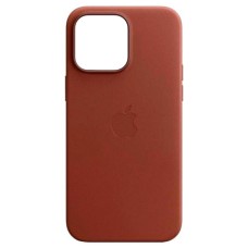 Чохол Apple iPhone 14 Pro, Leather Case Color, Umber, MagSafe, Коричневий