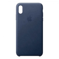 Чохол Apple iPhone X, iPhone XS, Leather Case Color, Midnight Blue, Блакитний