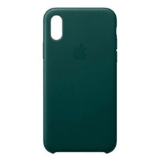 Чохол Apple iPhone X, iPhone XS, Leather Case Color, Forest Green, Зелений