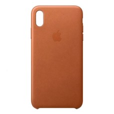 Чохол Apple iPhone X, iPhone XS, Leather Case Color, Saddle Brown, Коричневий