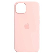 Чохол Apple iPhone 15, Silicone Classic Case, Chalk Pink, MagSafe, Рожевий