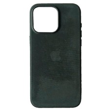 Чохол Apple iPhone 15, FineWoven, Evergreen, MagSafe, Зелений